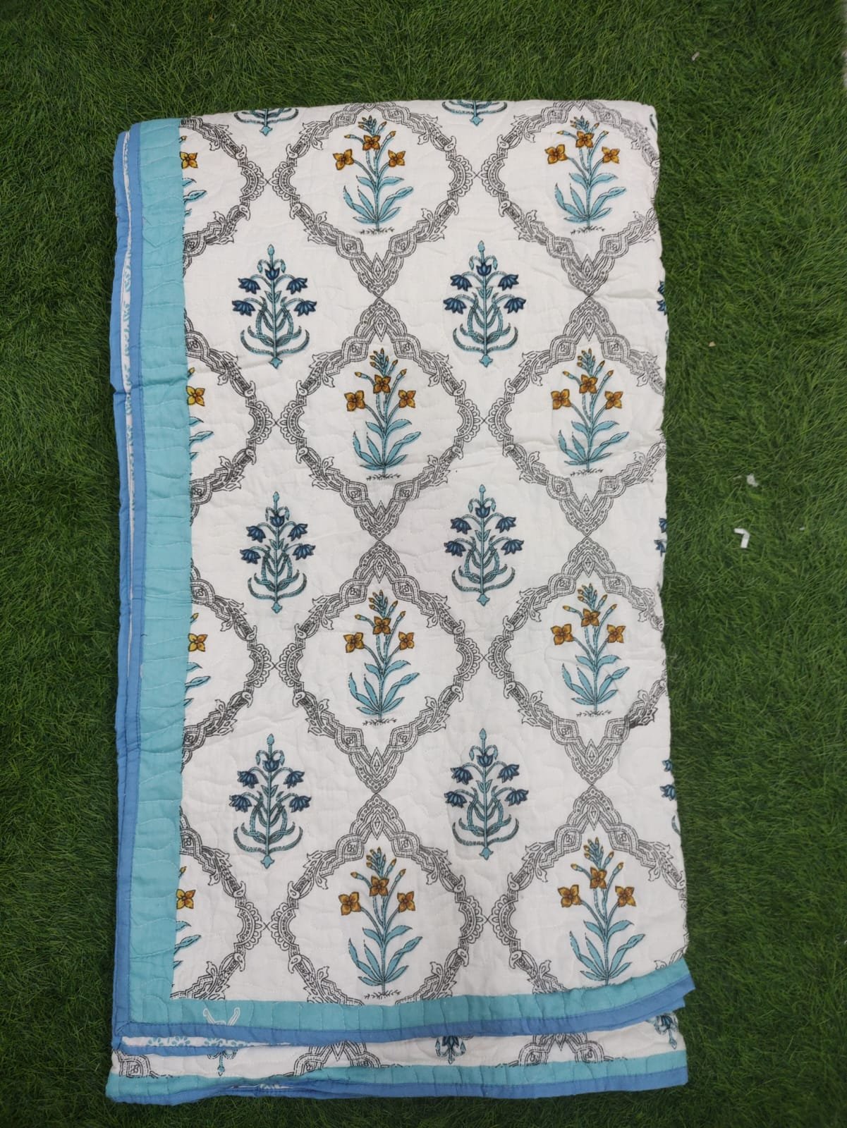 Cotton Printed Quilted Dohar