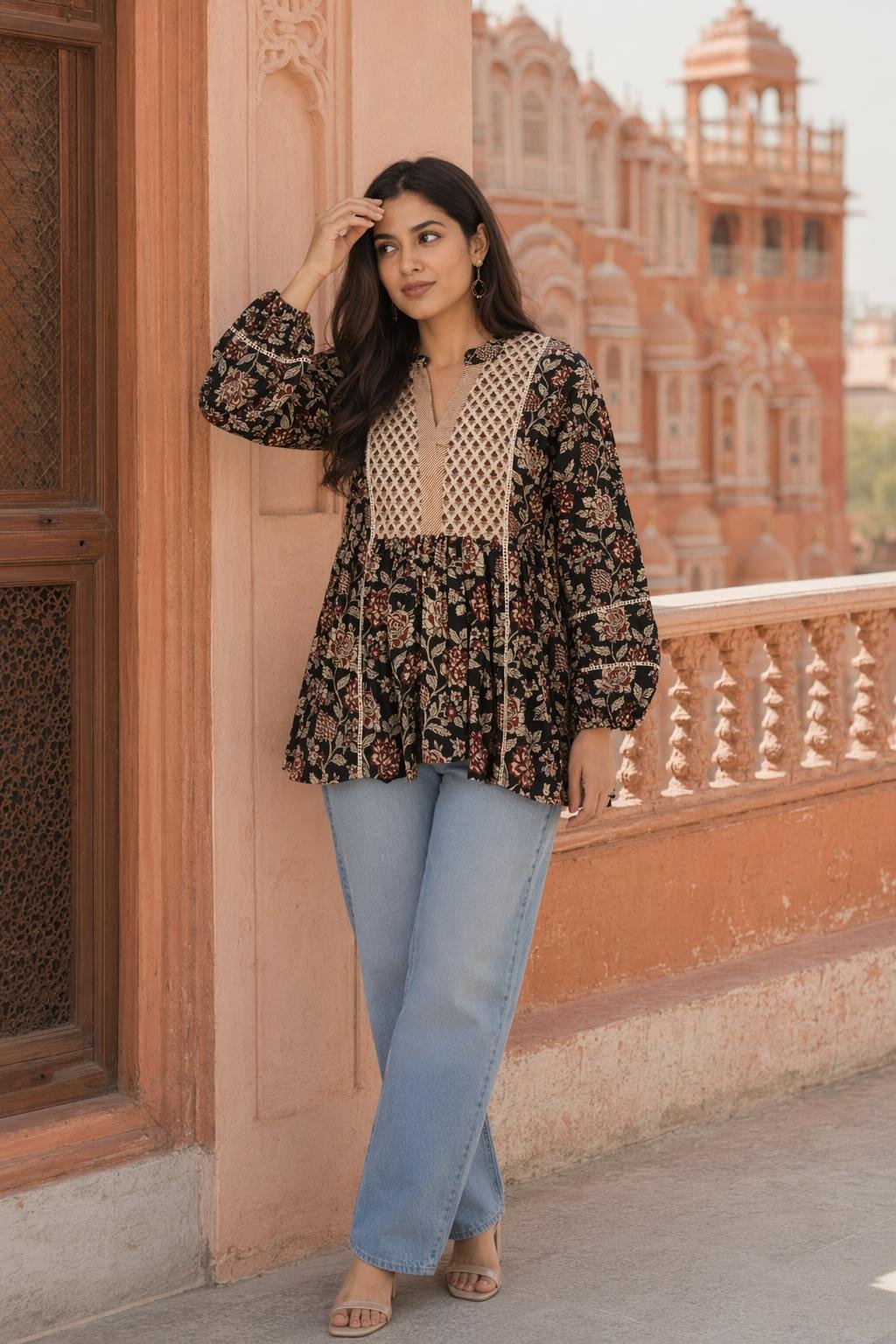 Cotton Printed Designer Top