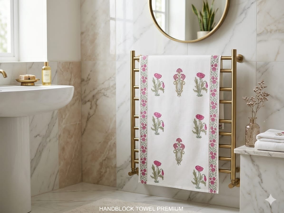 Cotton Printed Bath Towel
