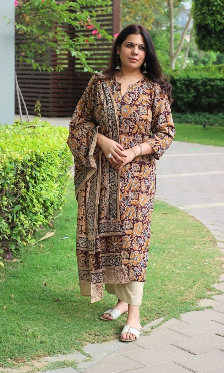 Cotton Printed Stitched Suit Set