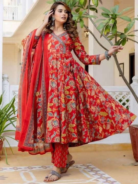 Cotton Printed Stitched Suit Set