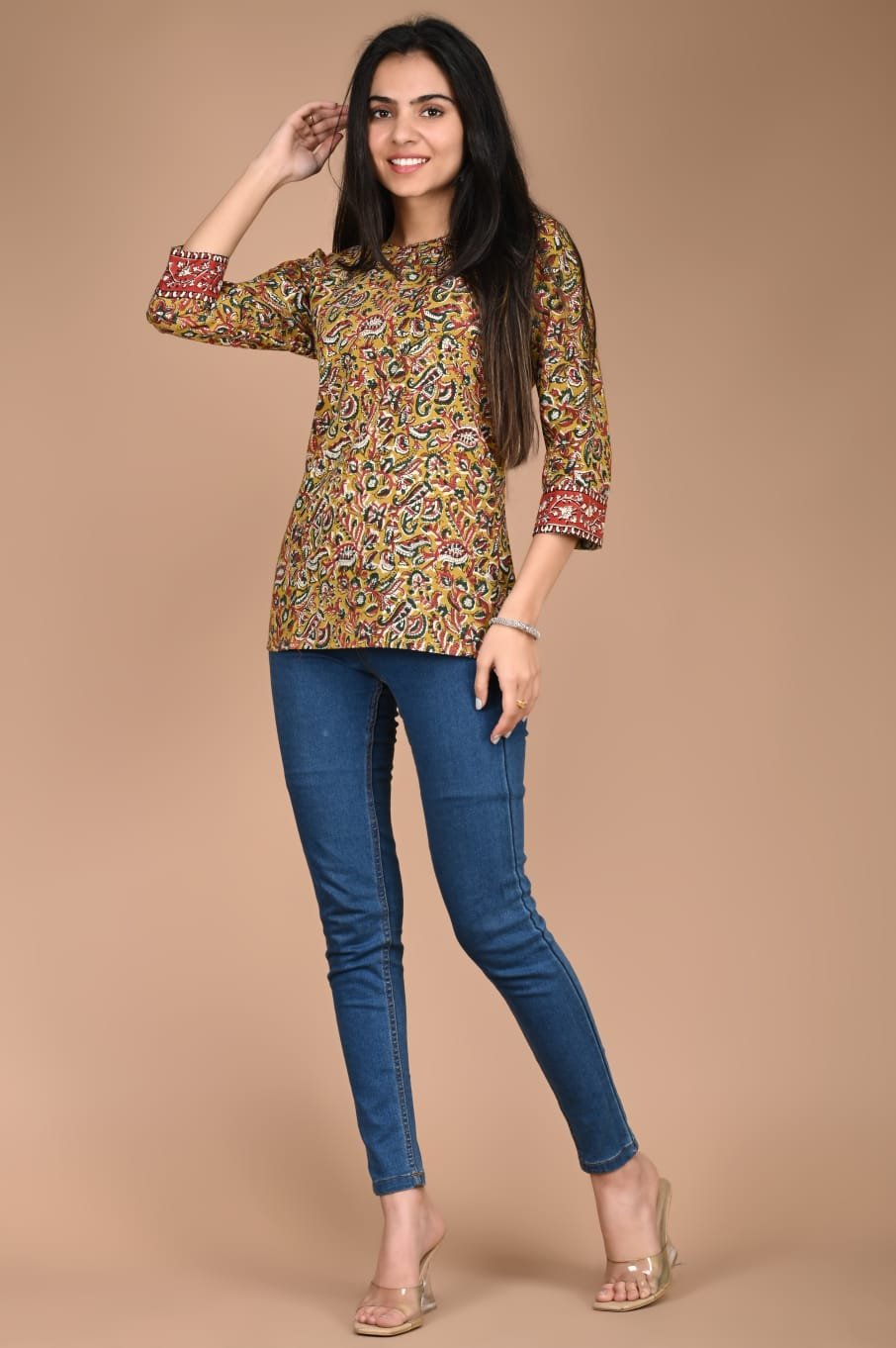 Cotton Printed Short Top