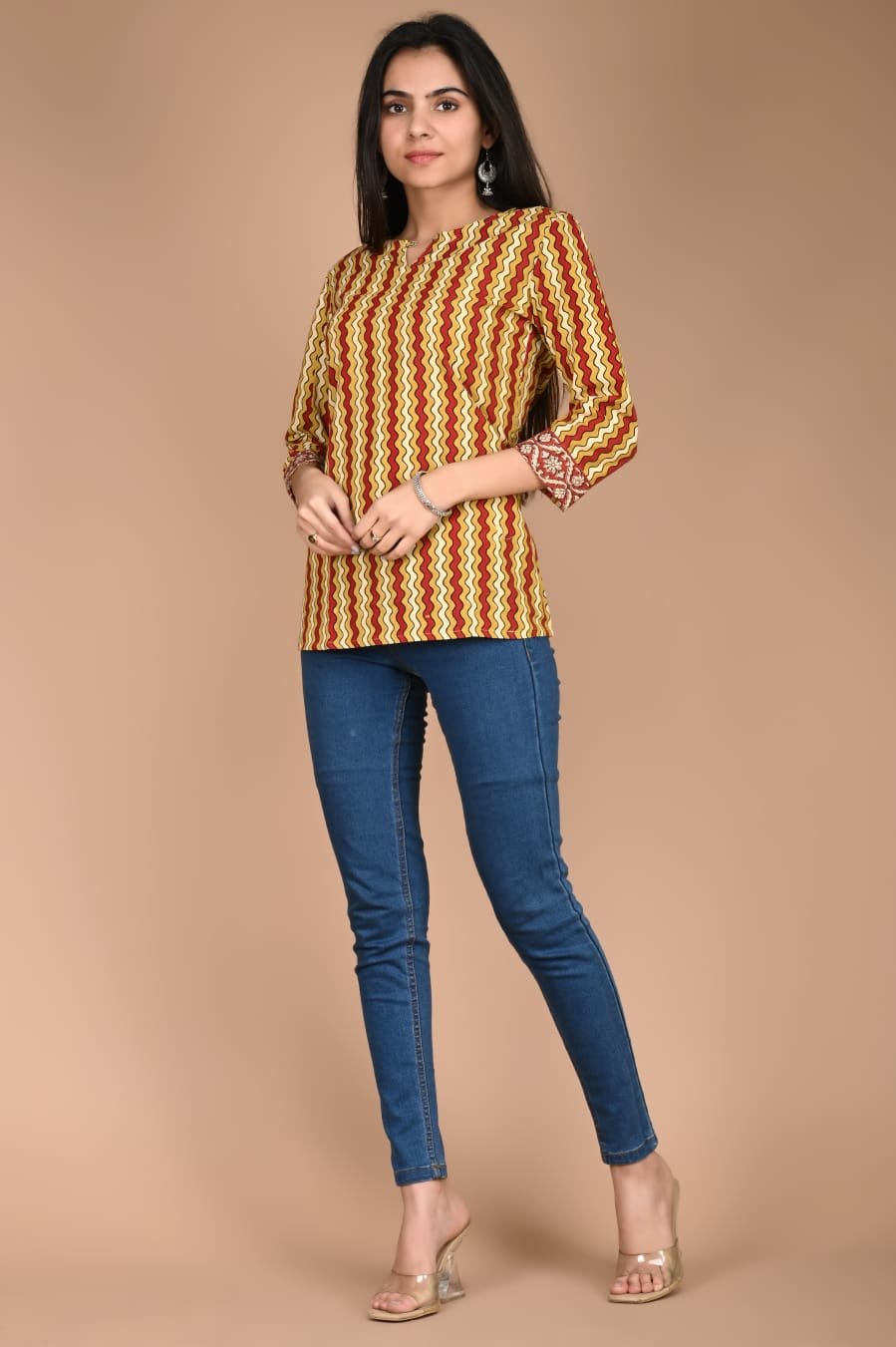Cotton Printed Short Top