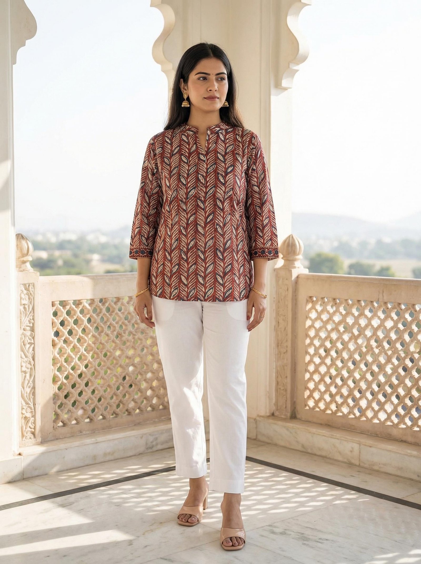 Cotton Printed Short Top