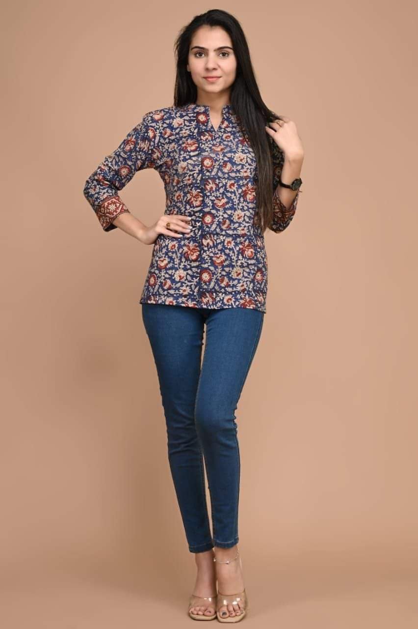 Cotton Printed Short Top