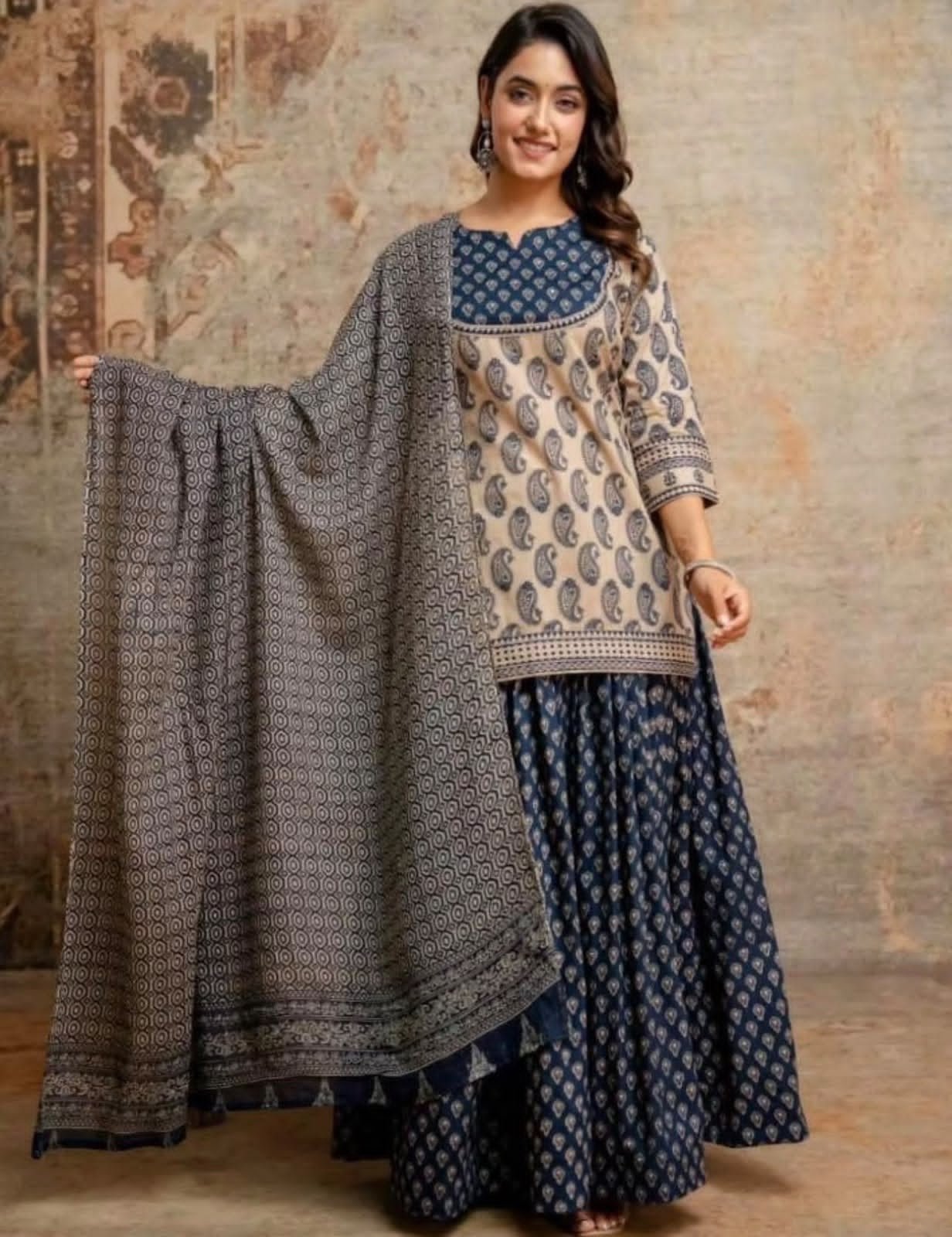 Cotton Printed Gopi Dress
