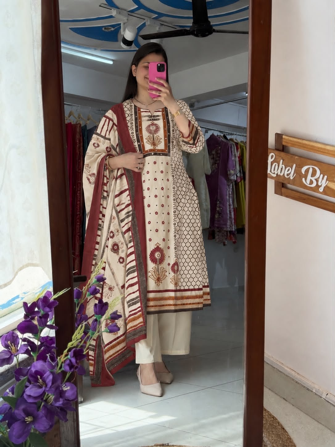 Cotton Printed Stitched Suit Set