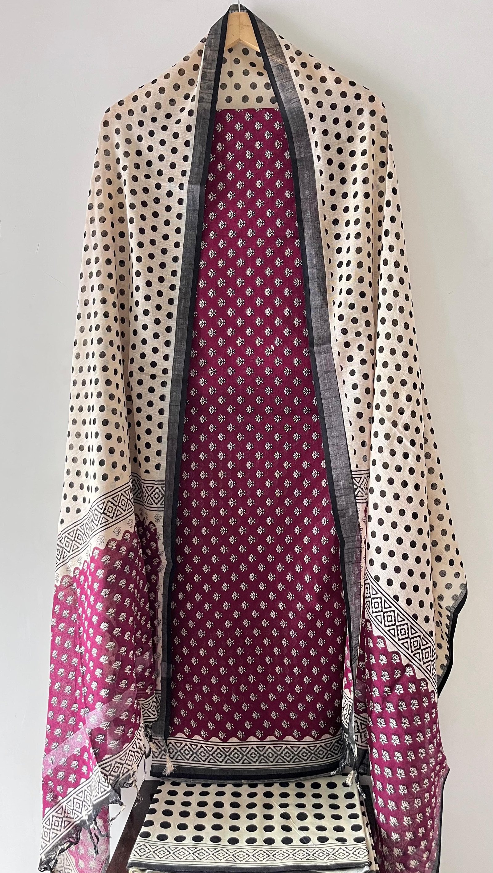 Cotton Linen Printed Suit