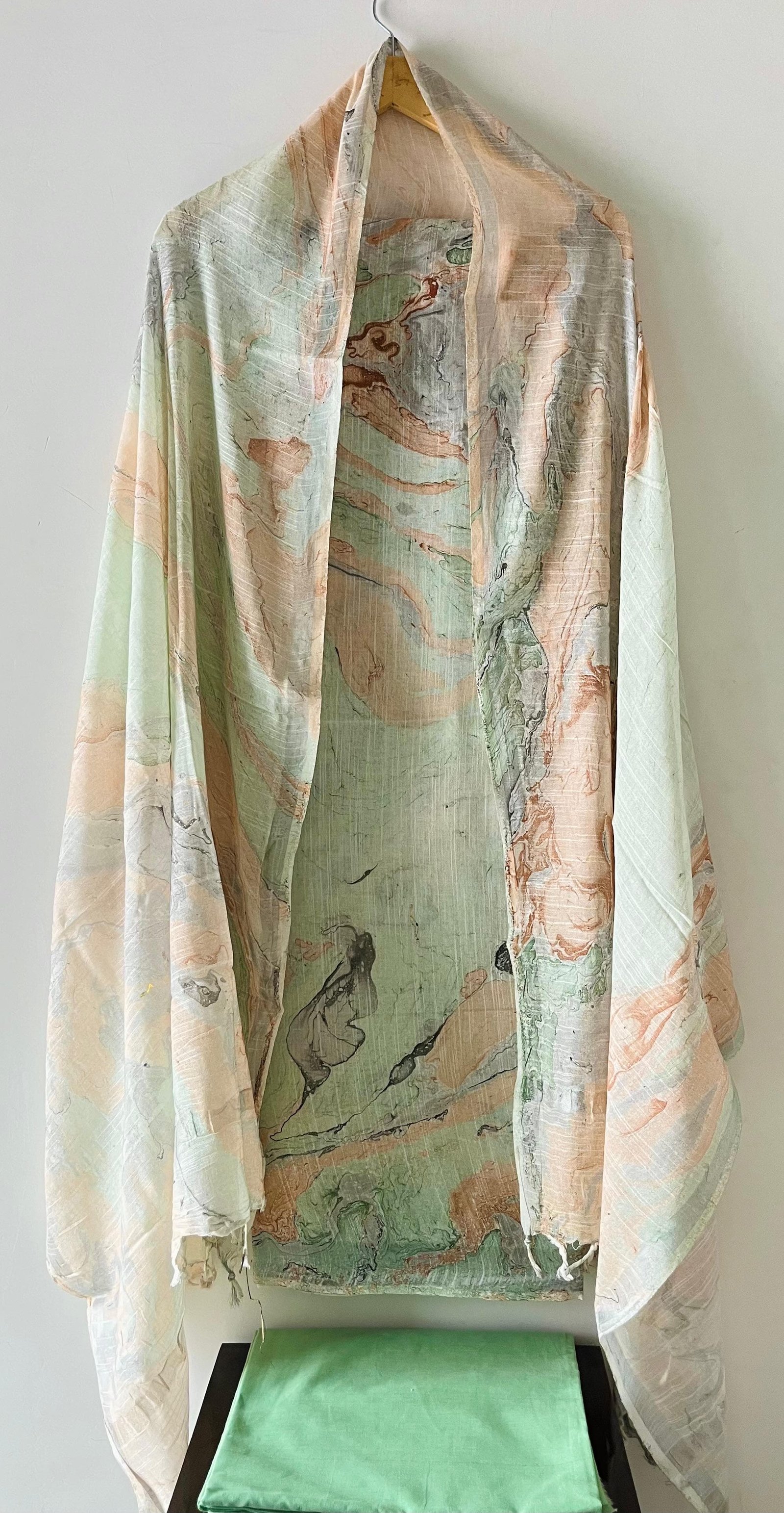 Cotton Linen Printed Suit