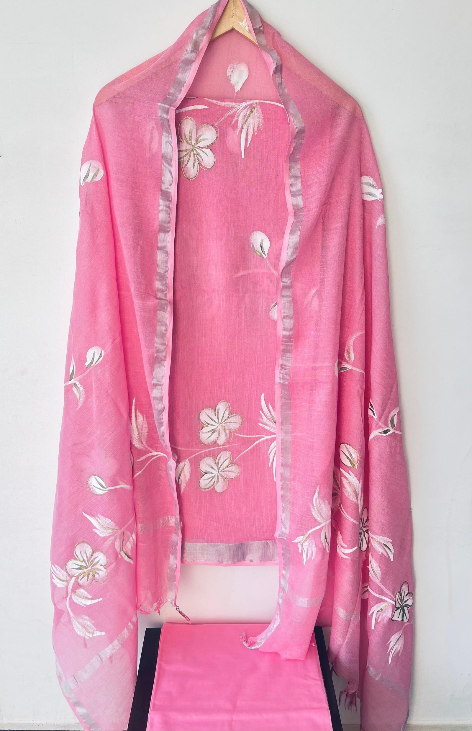 Cotton Linen Printed Suit