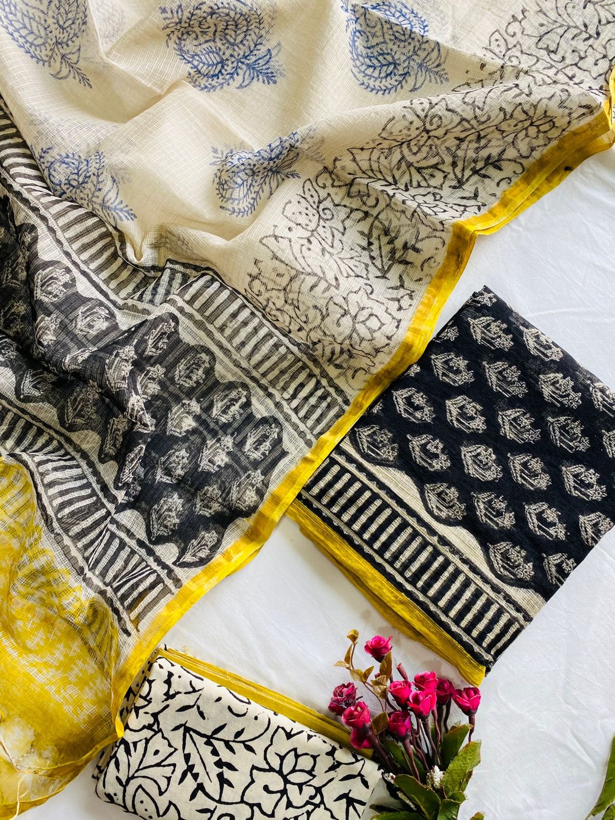 Kota Doria Printed Suit