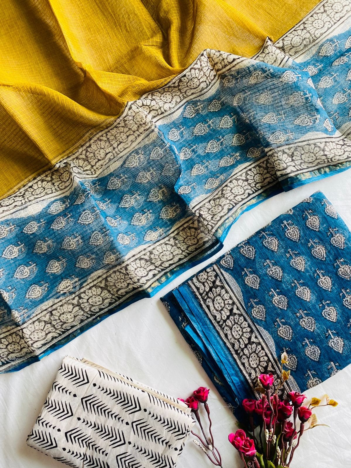 Kota Doria Printed Suit