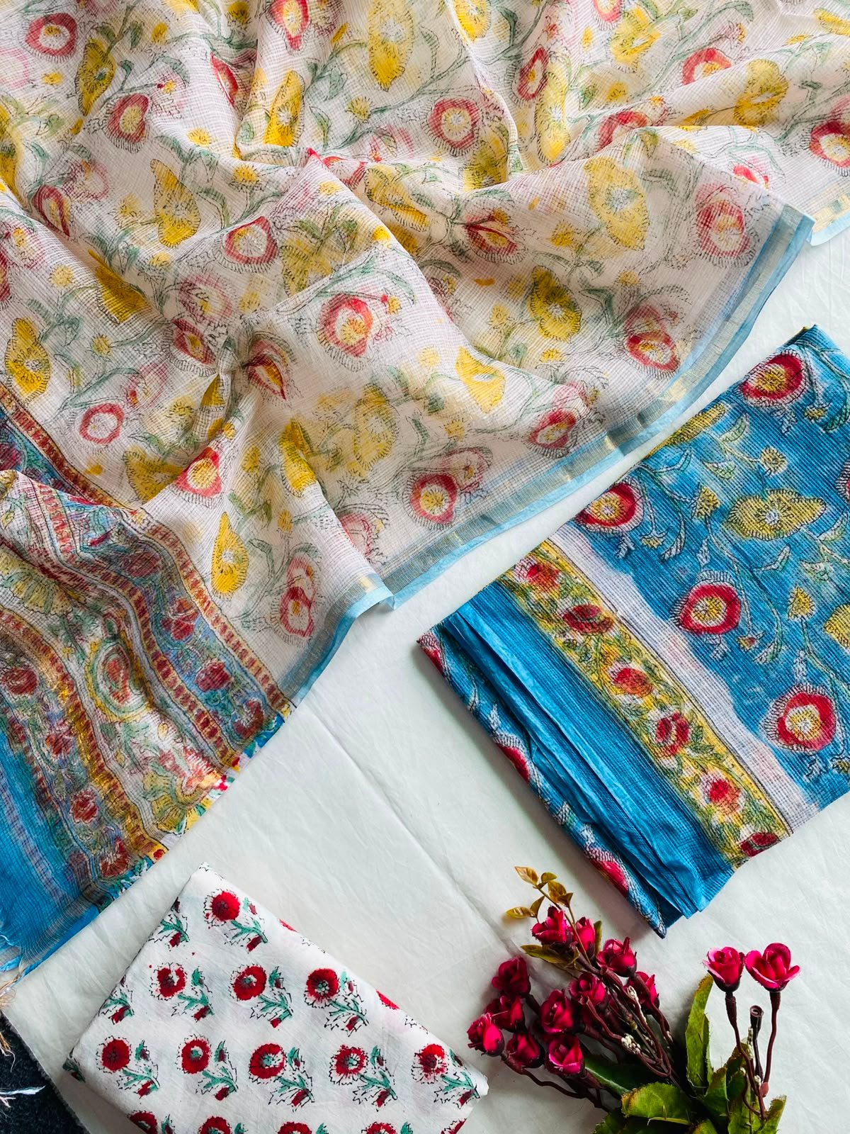 Kota Doria Printed Suit