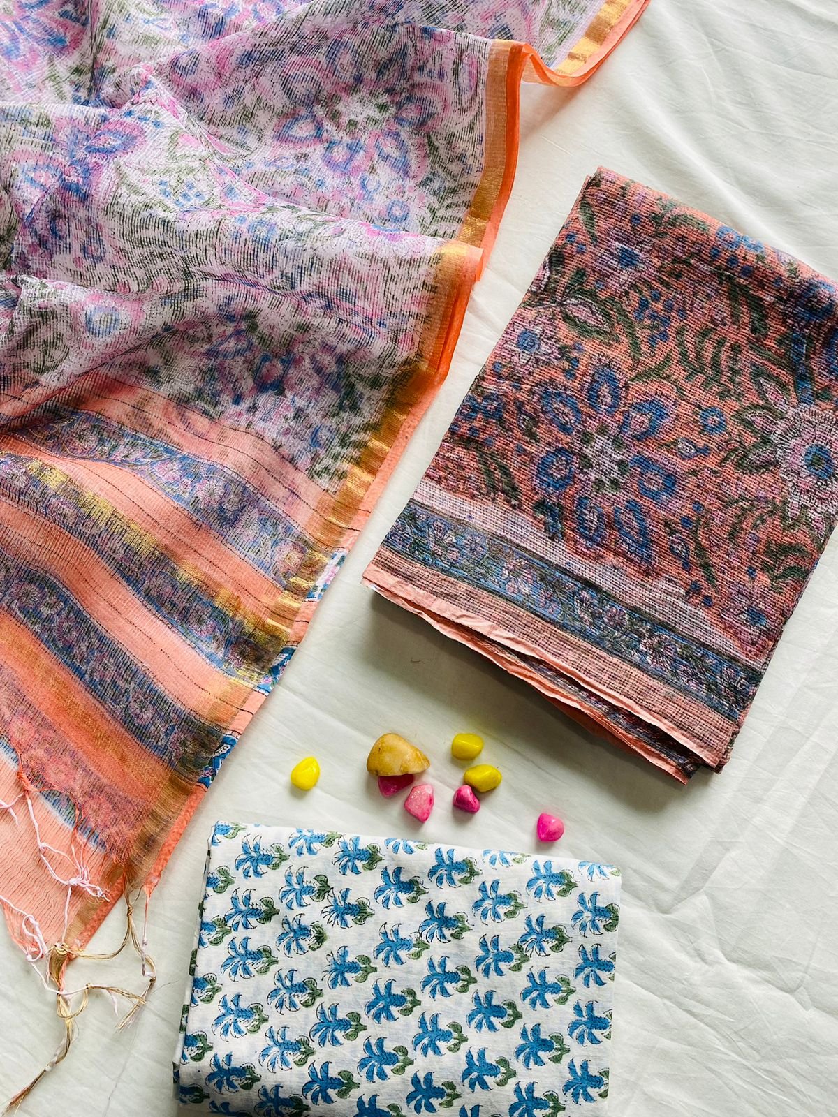 Kota Doria Printed Suit
