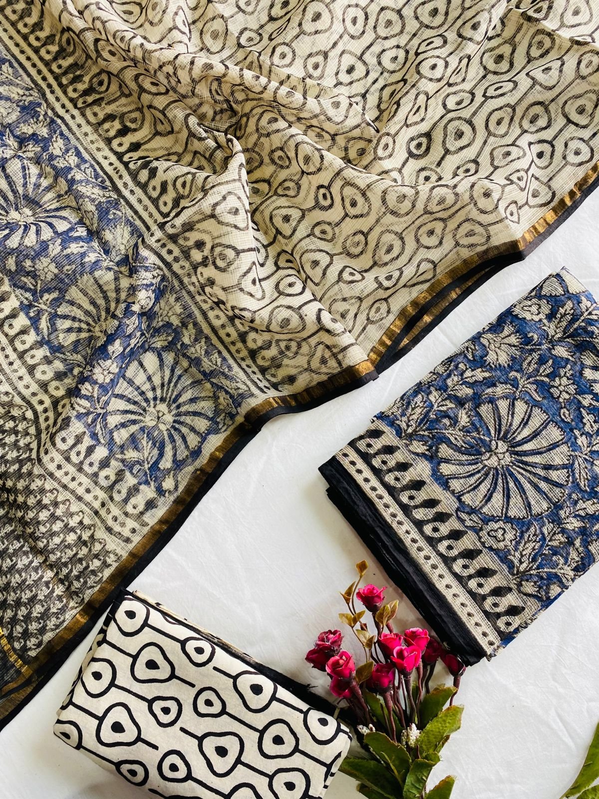 Kota Doria Printed Suit