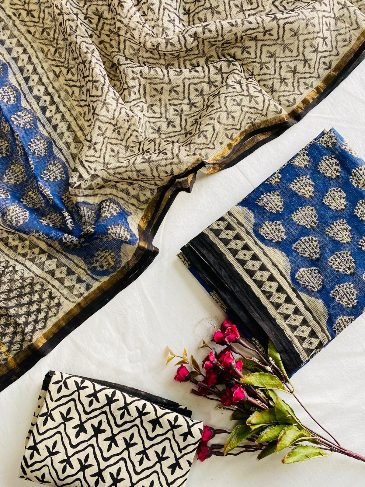 Kota Doria Printed Suit