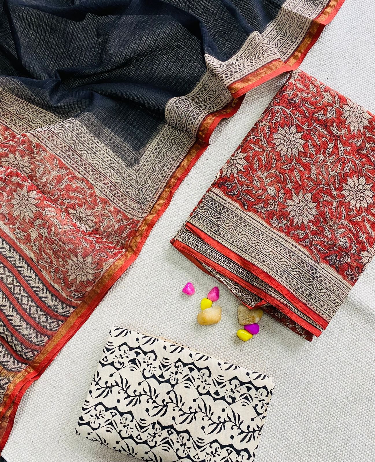 Kota Doria Printed Suit