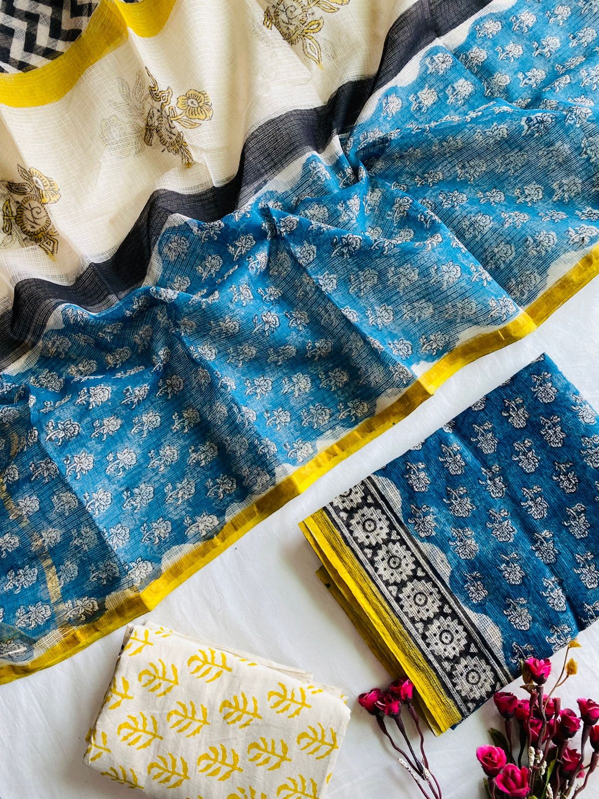 Kota Doria Printed Suit