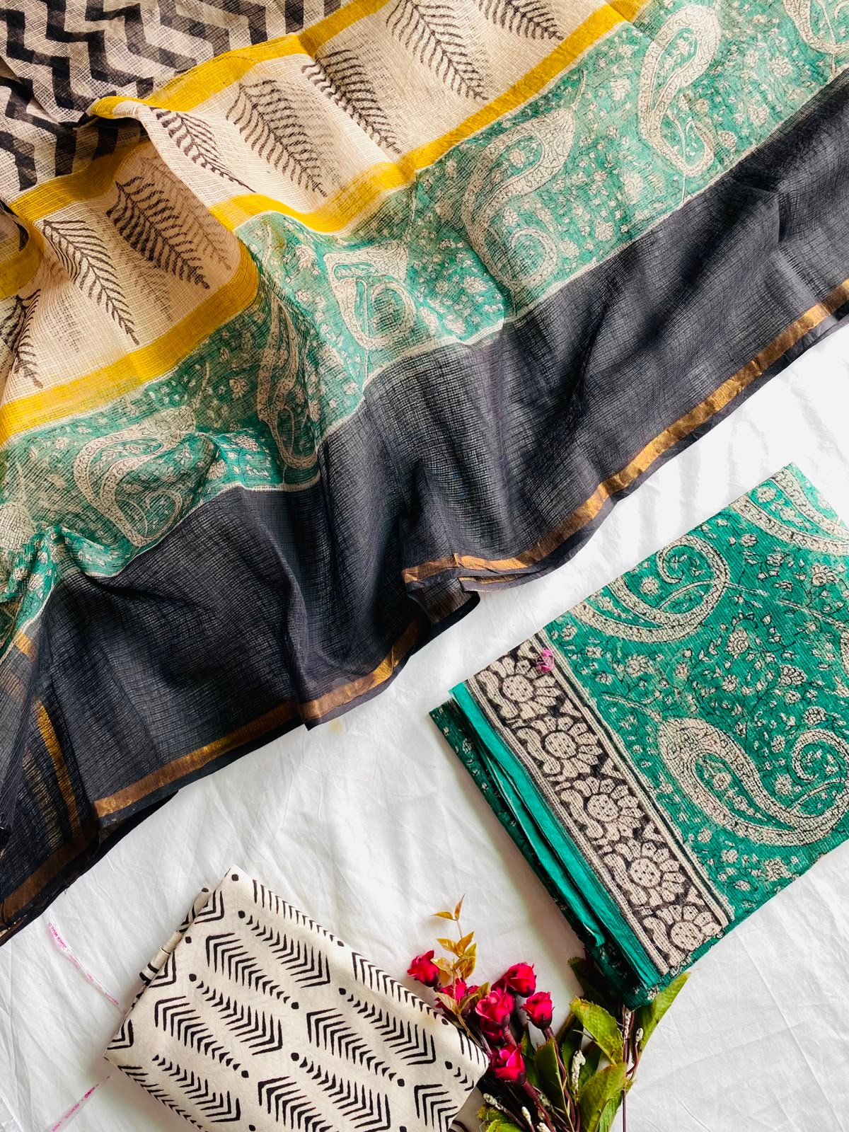 Kota Doria Printed Suit