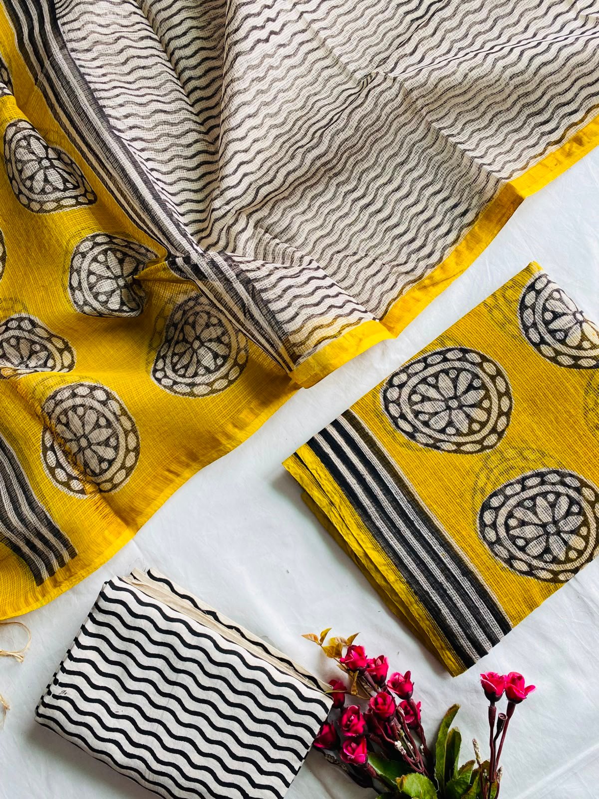Kota Doria Printed Suit