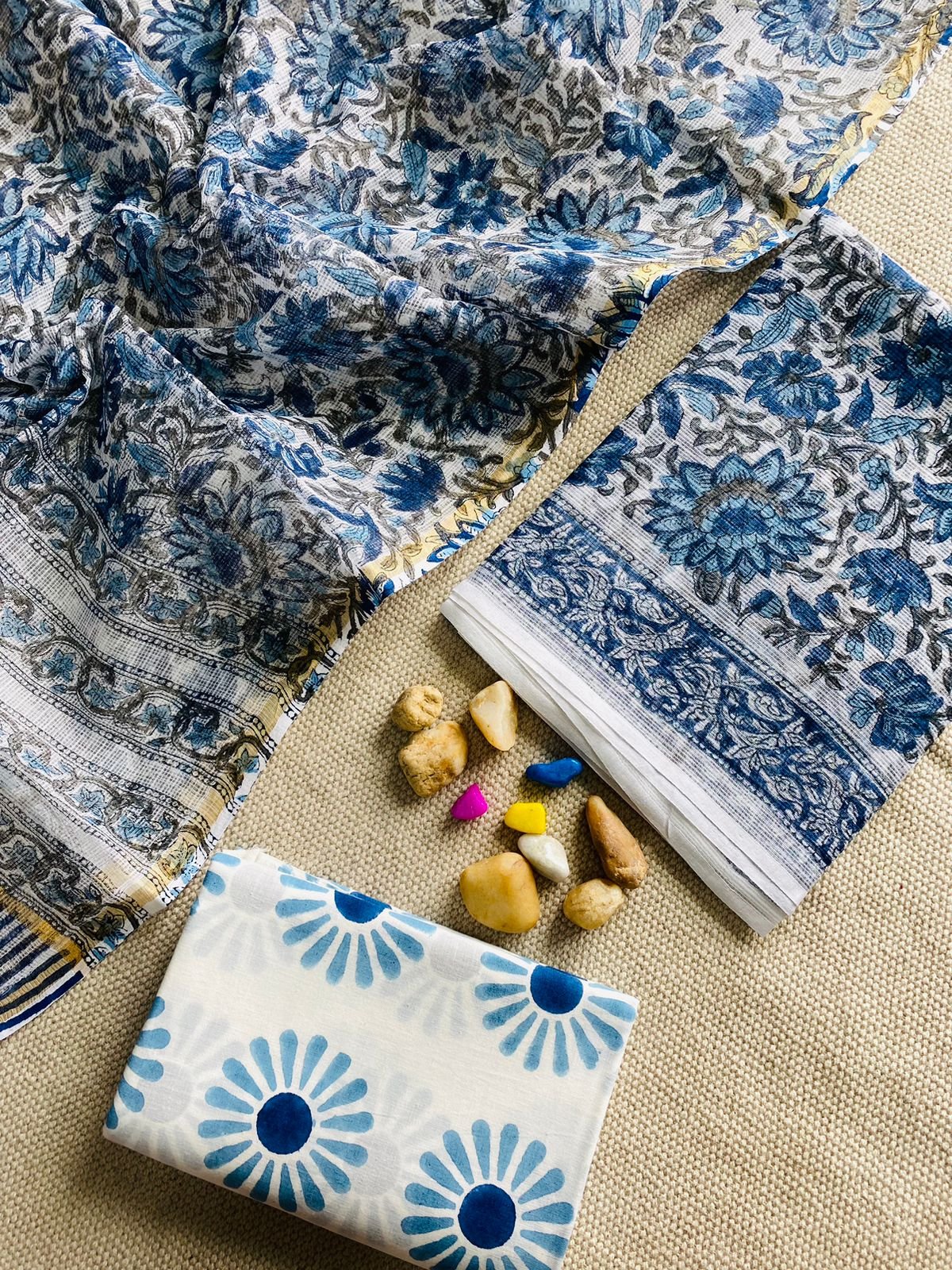 Kota Doria Printed Suit