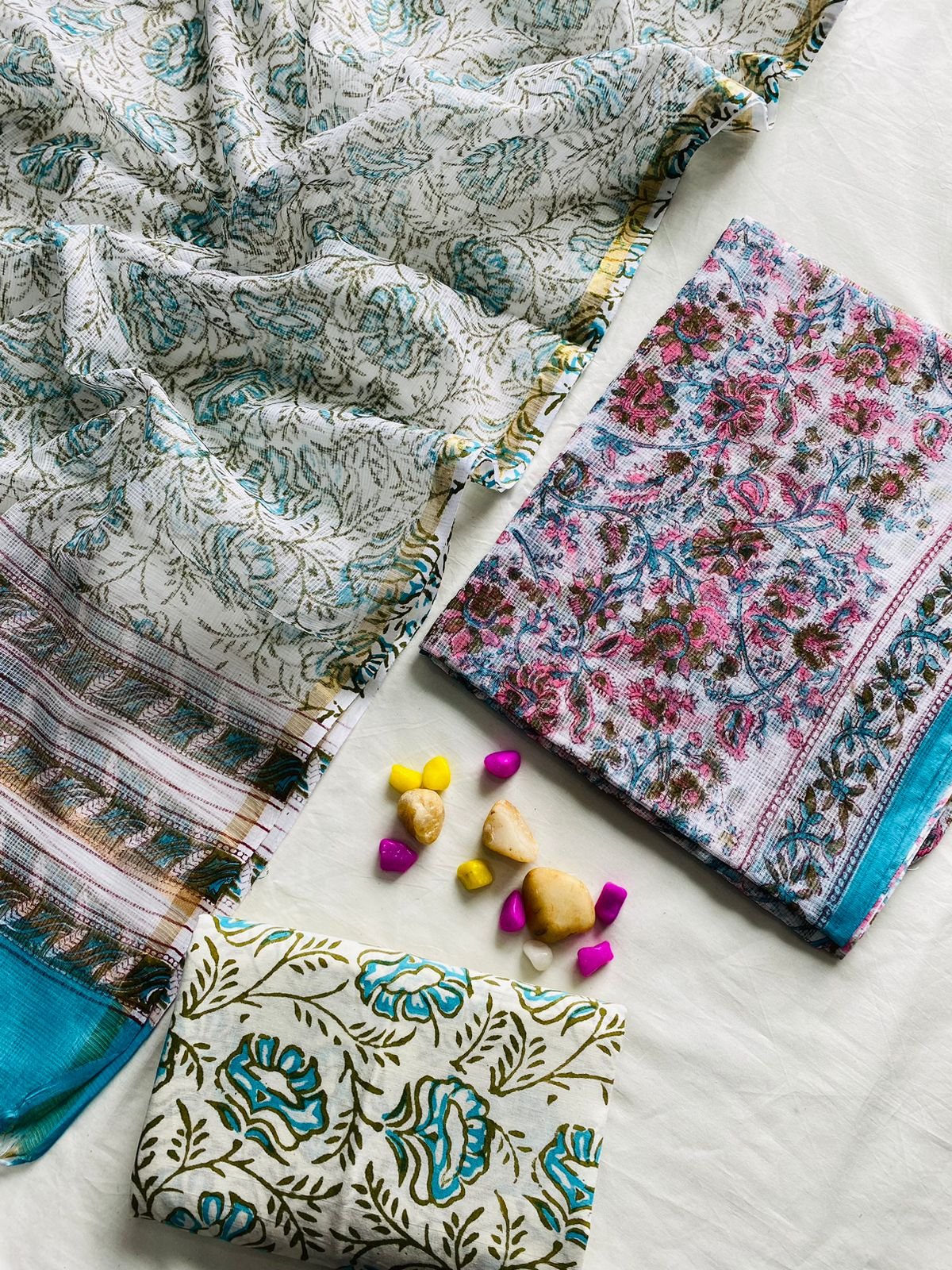 Kota Doria Printed Suit