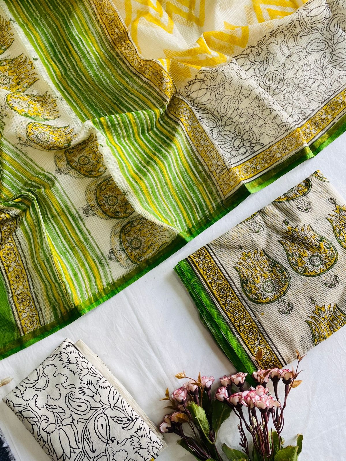 Kota Doria Printed Suit