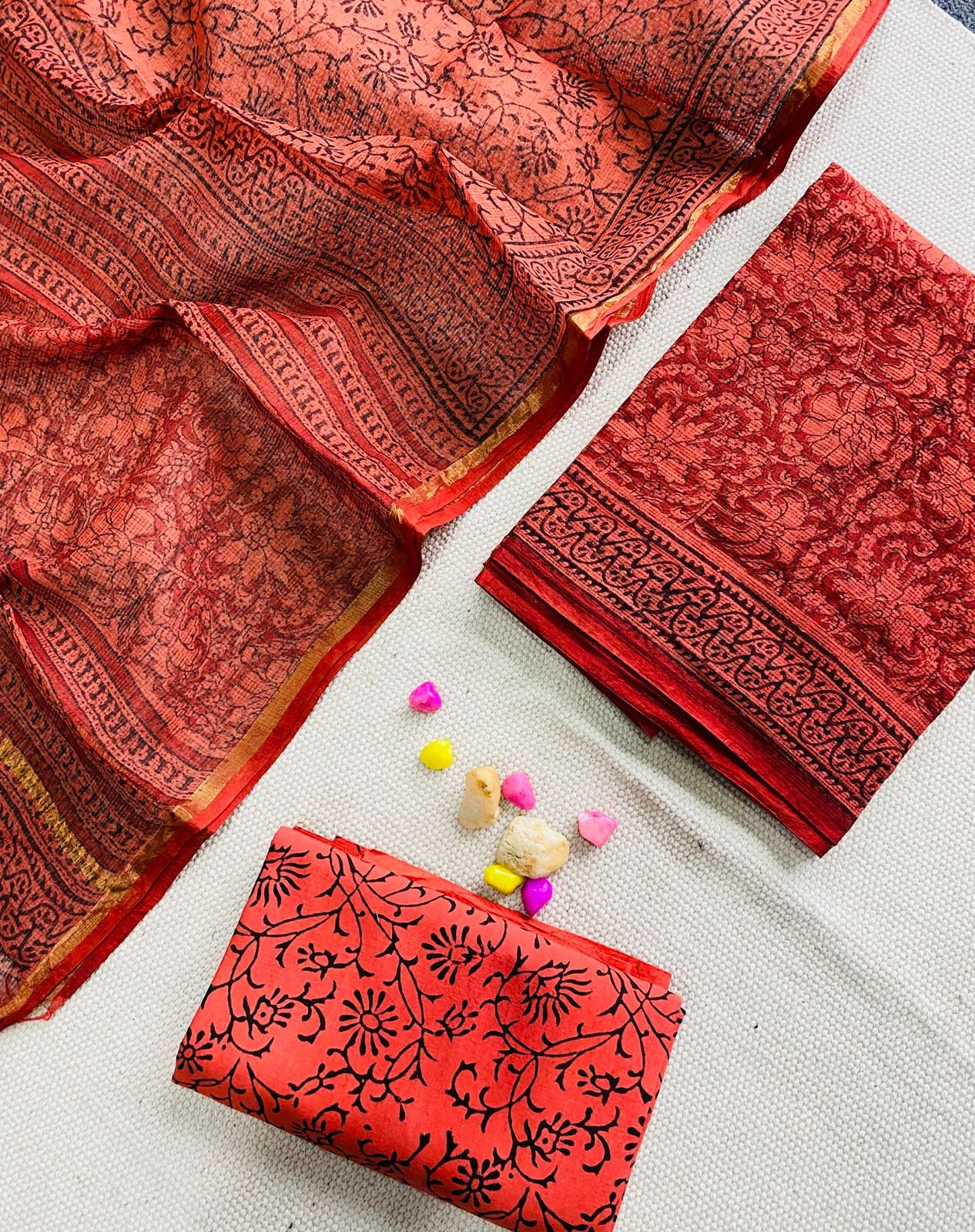 Kota Doria Printed Suit