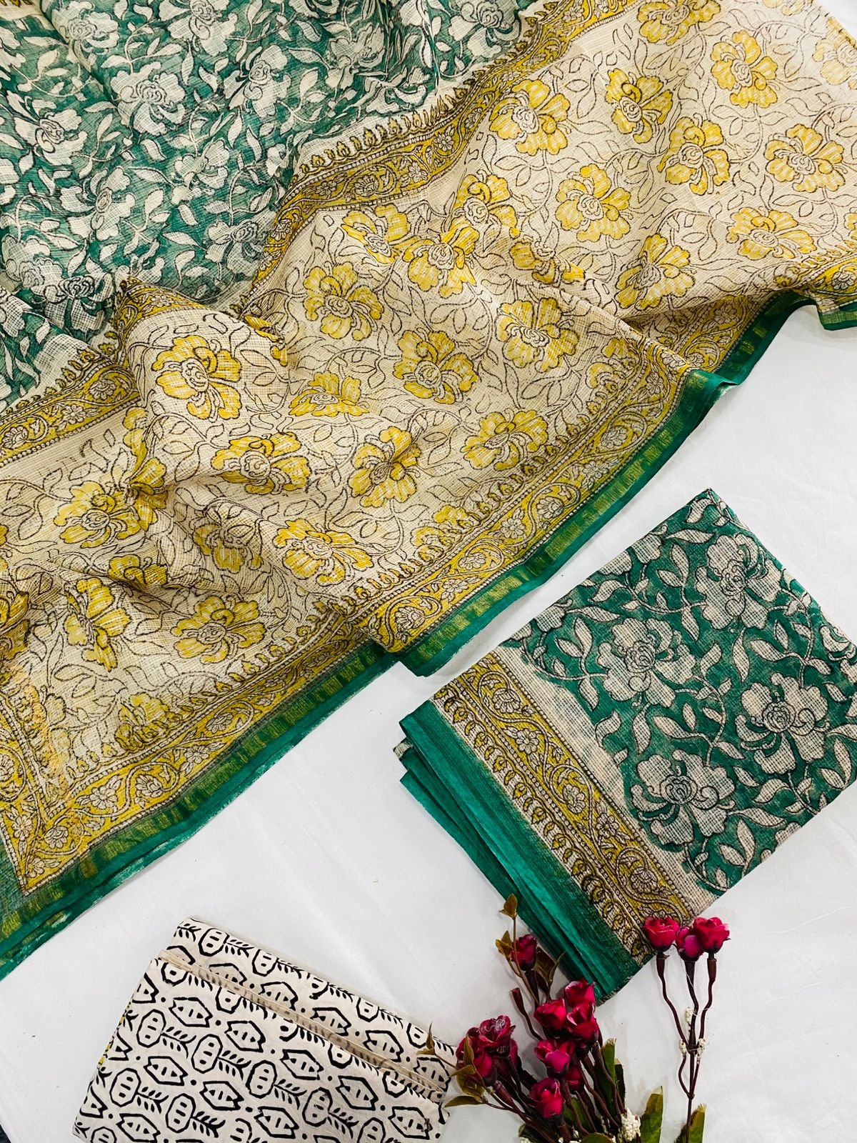Kota Doria Printed Suit
