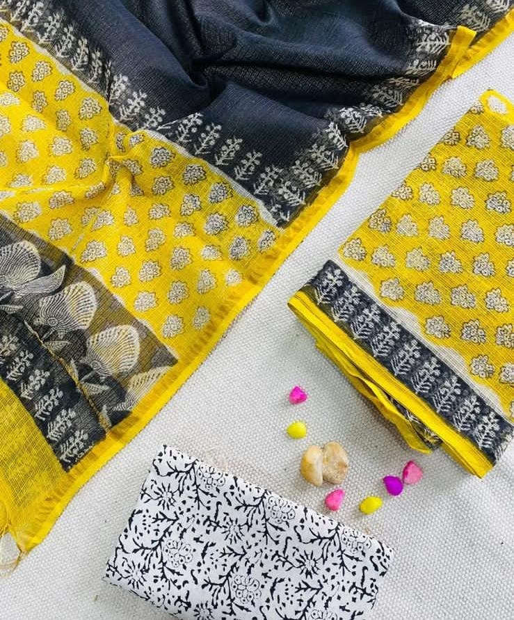 Kota Doria Printed Suit
