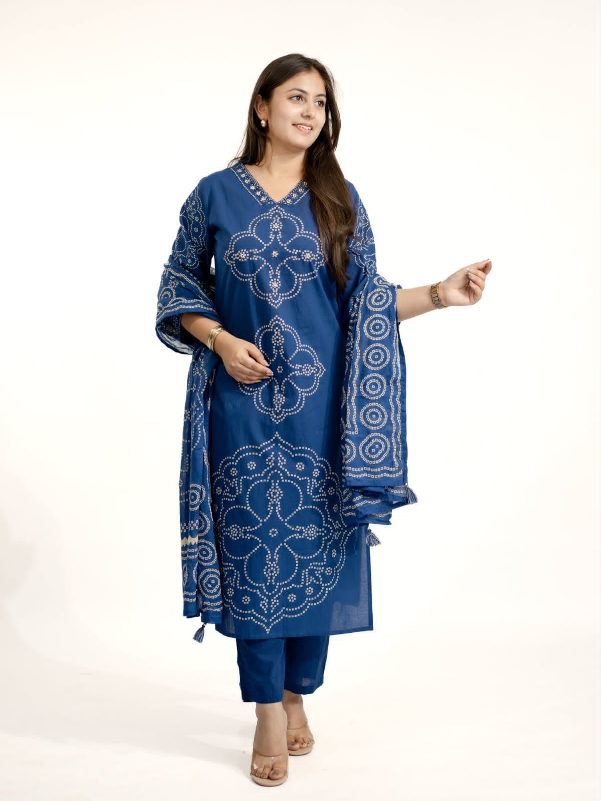 Cotton Printed Stitched Suit Set