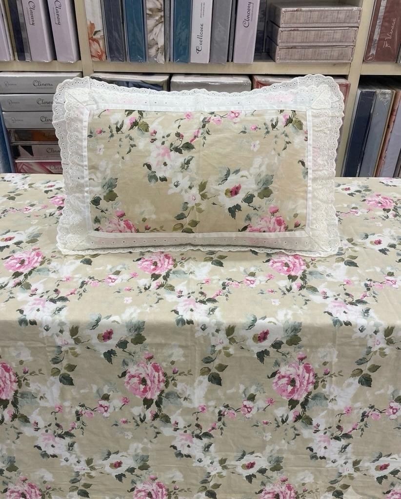 Cotton Printed King Size Bedsheet Set of 3