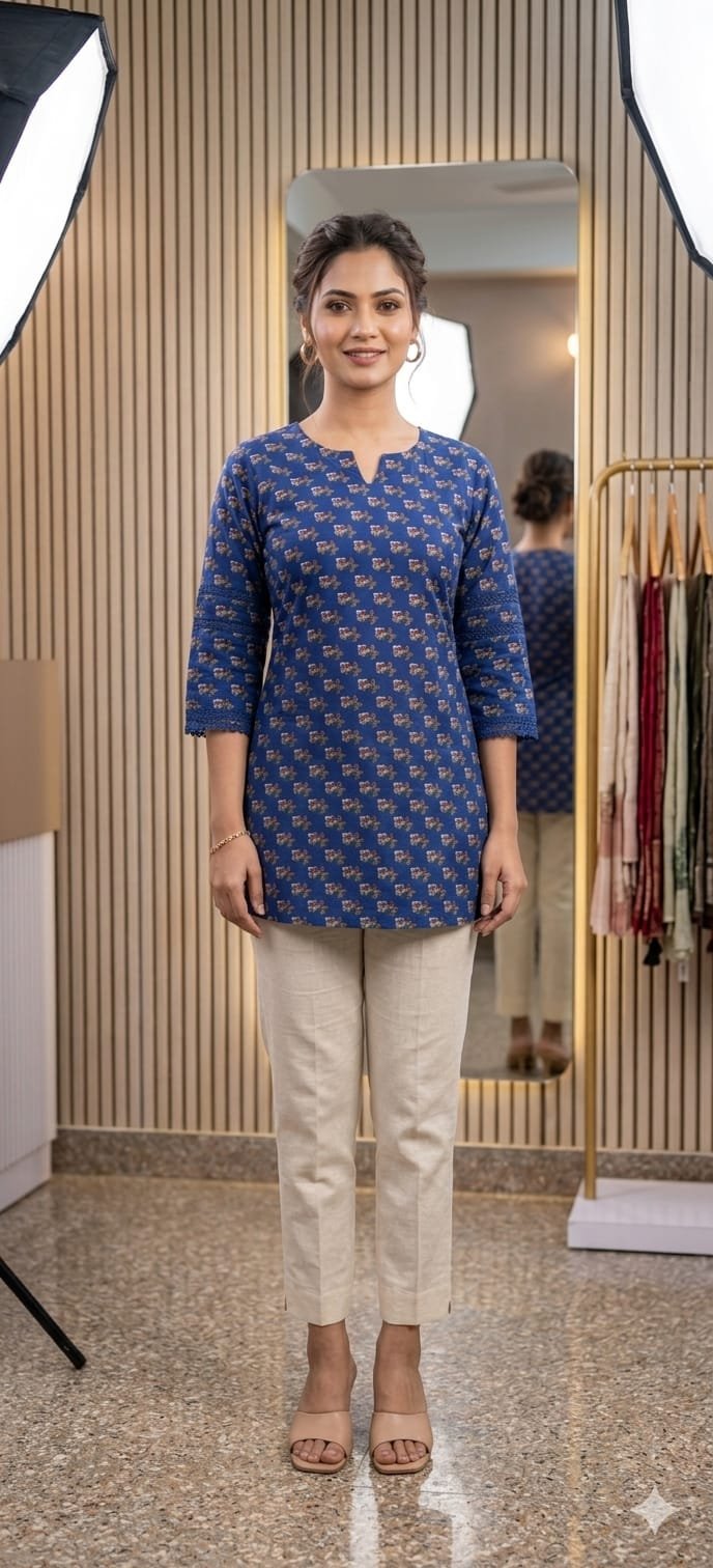 Cotton Printed Top