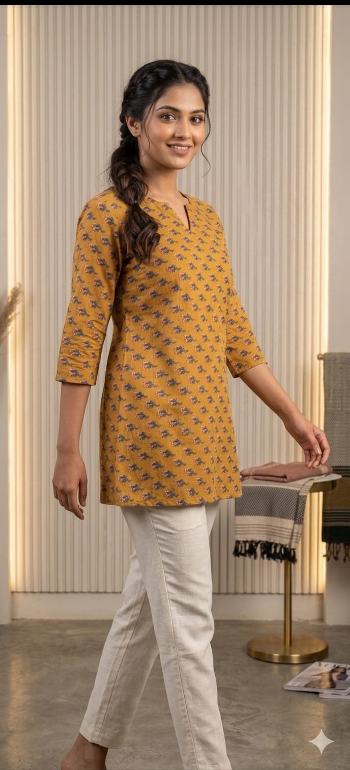 Cotton Printed Top