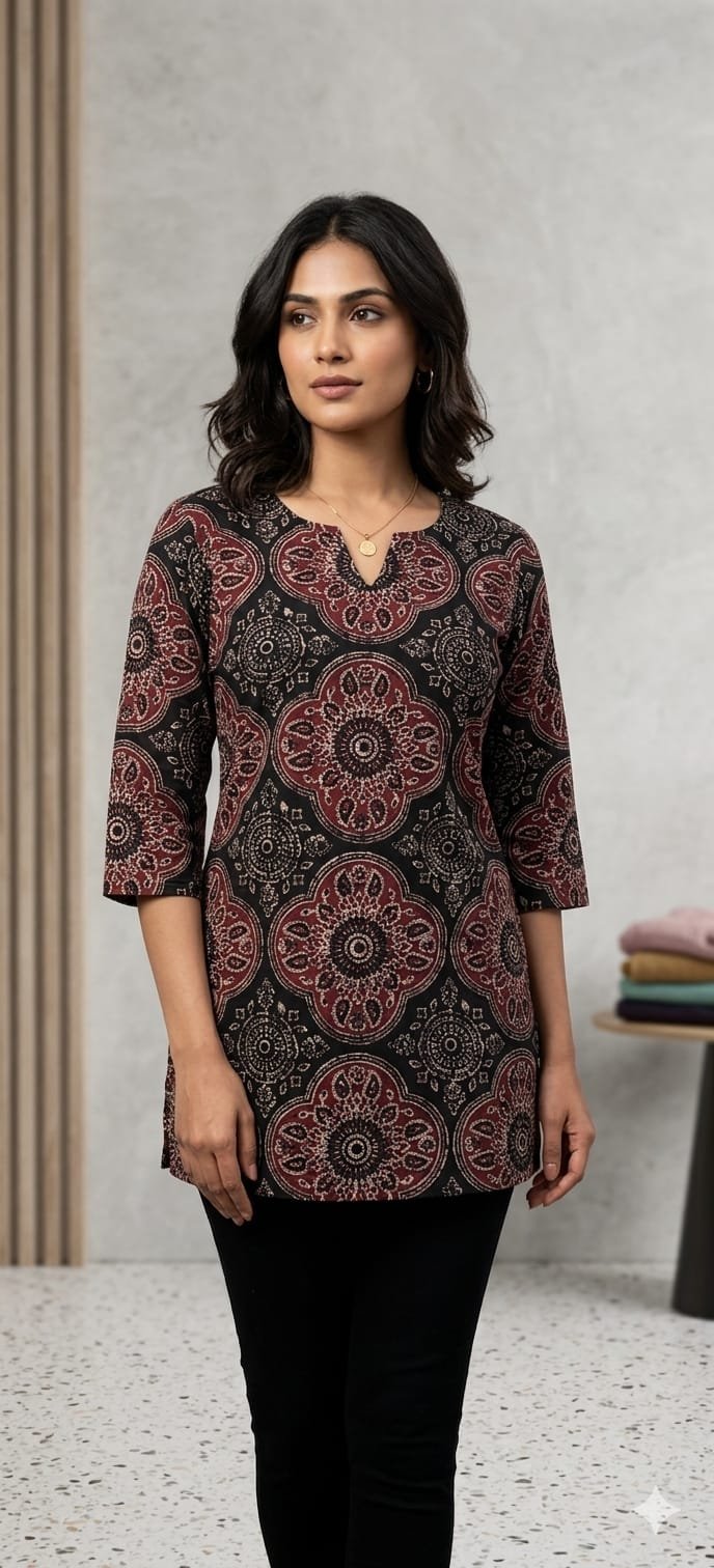 Cotton Printed Top