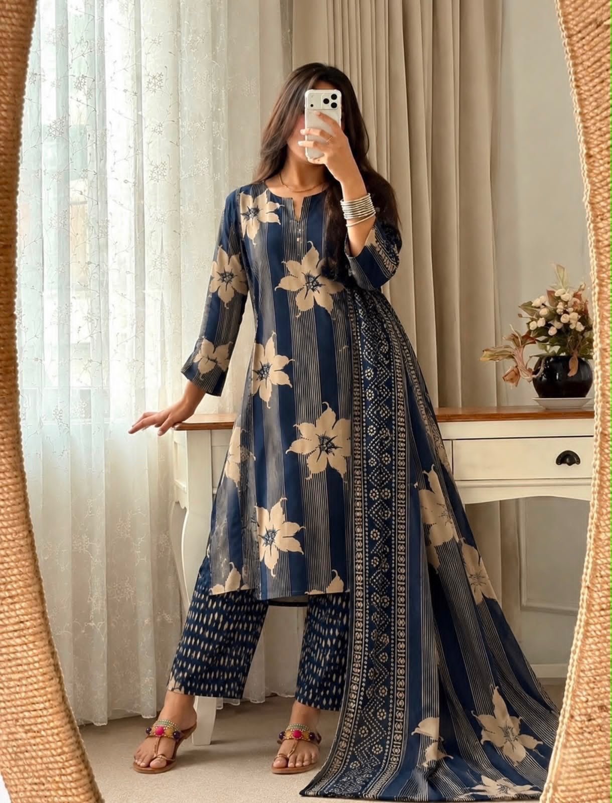 Cotton Printed Stitched Suit Set