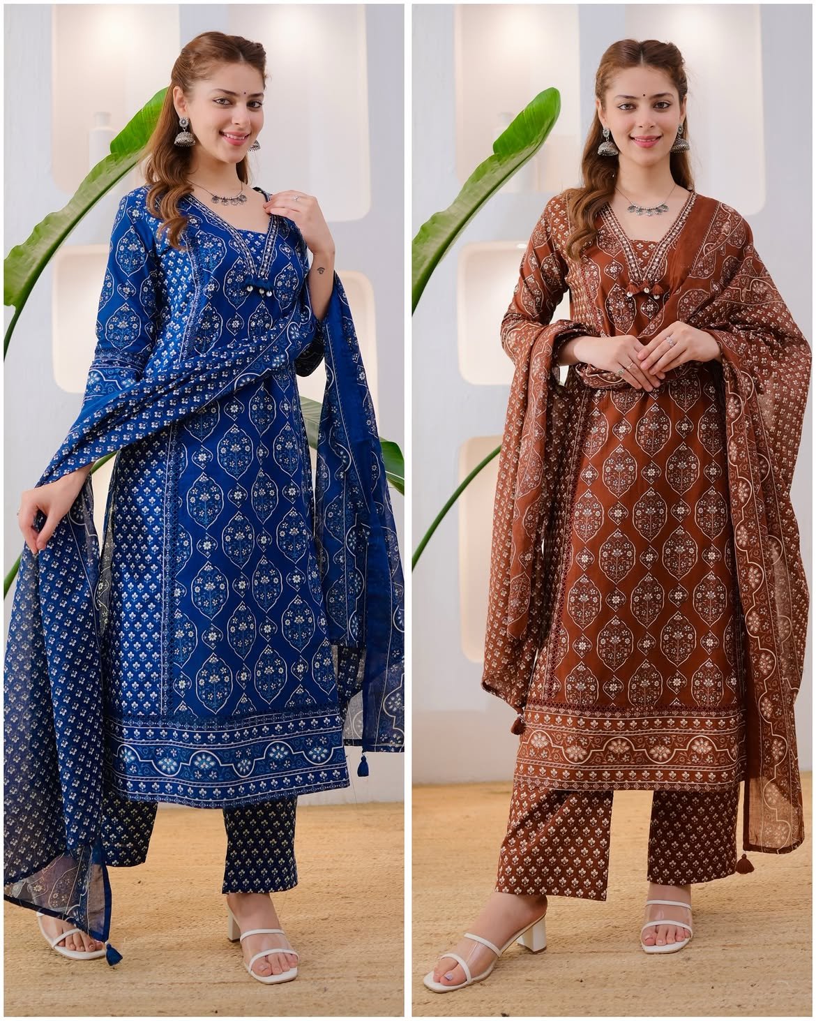 Cotton Printed Stitched Suit Set