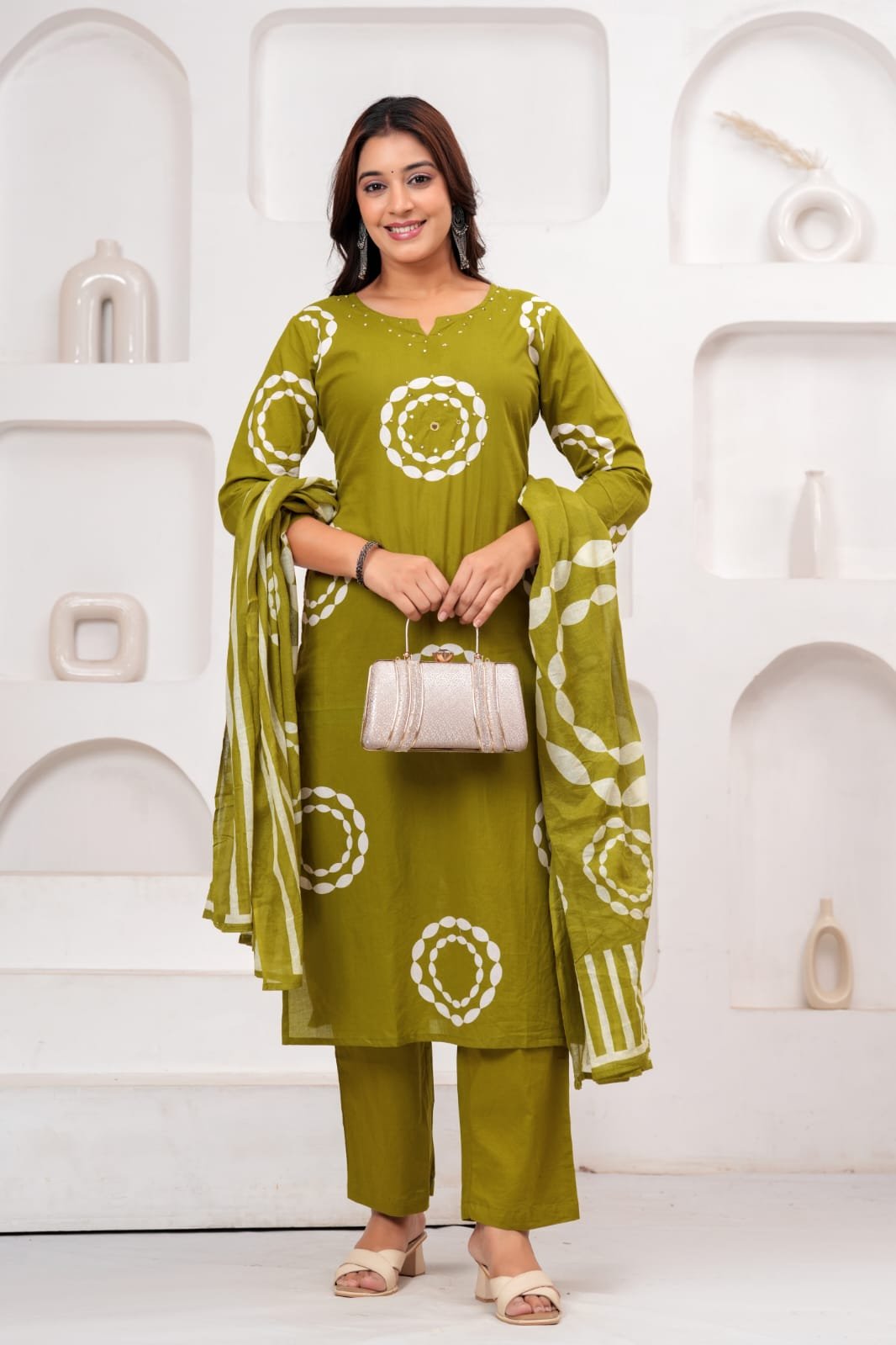 Cotton Printed Stitched Suit Set