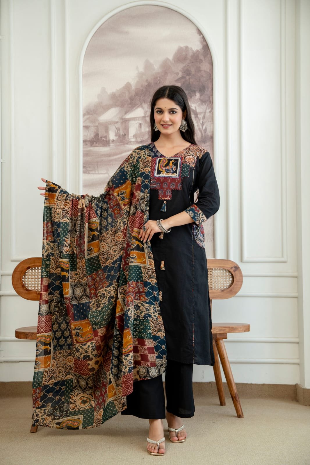 Cotton Printed Stitched Suit Set