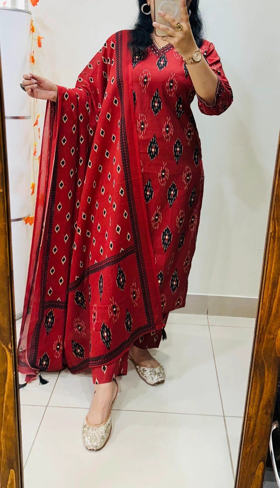 Cotton Printed Stitched Suit Set
