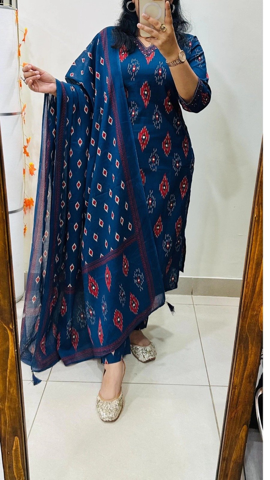 Cotton Printed Stitched Suit Set