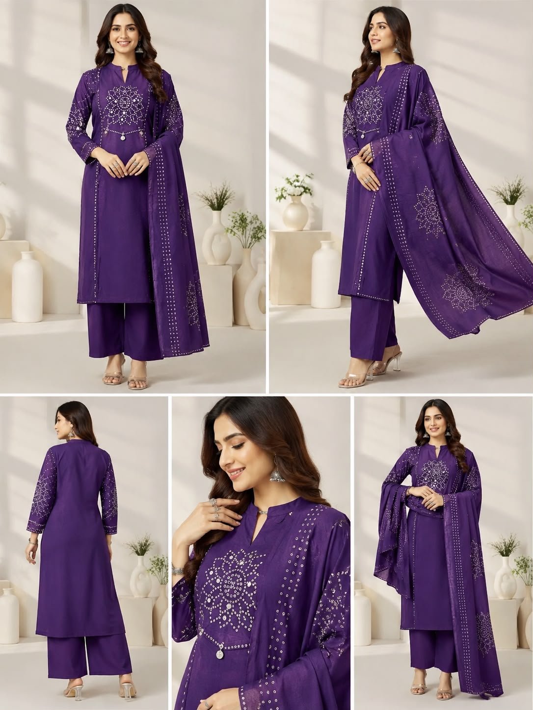 Cotton Printed Stitched Suit Set