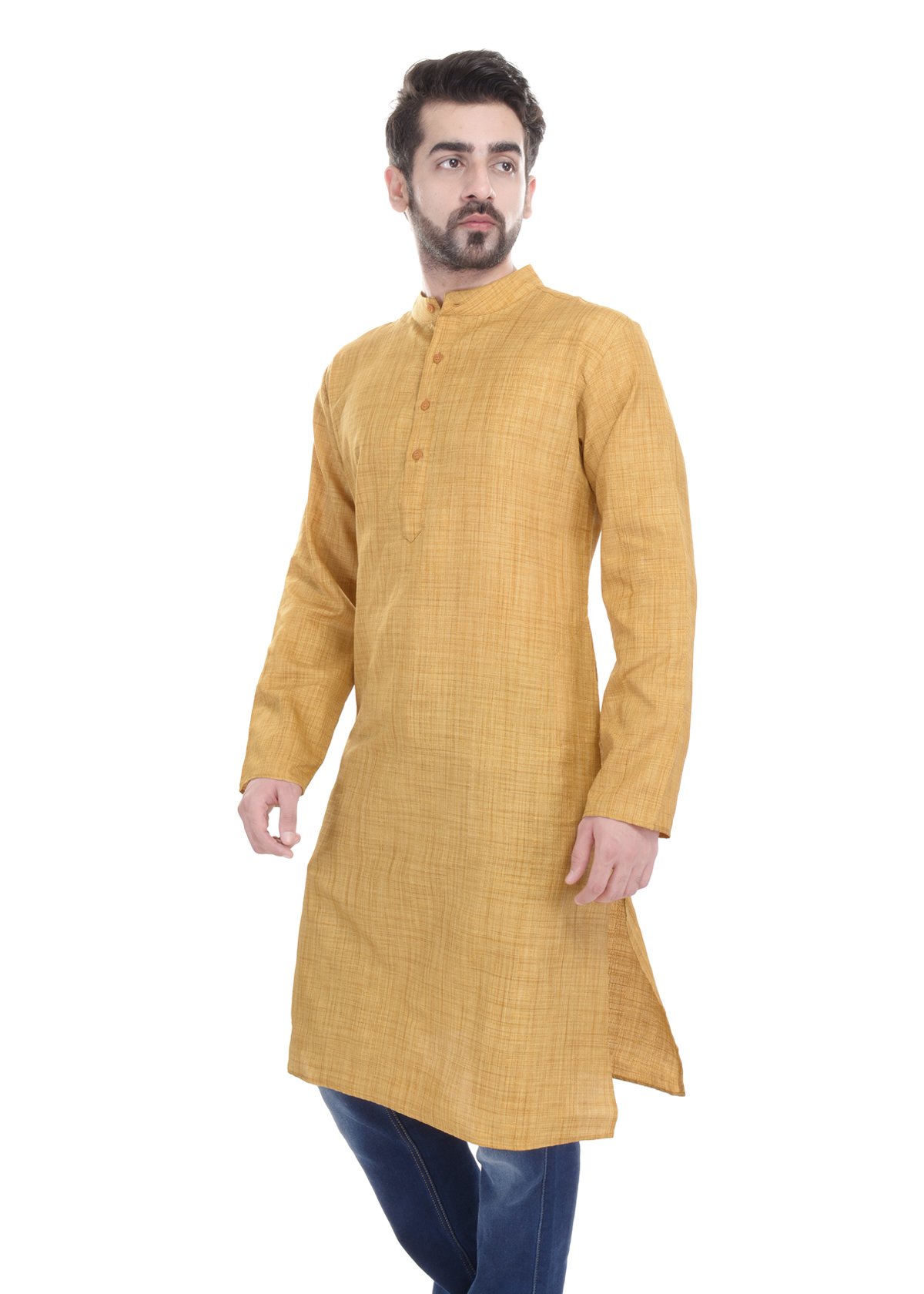 Men Art Silk Long Kurta