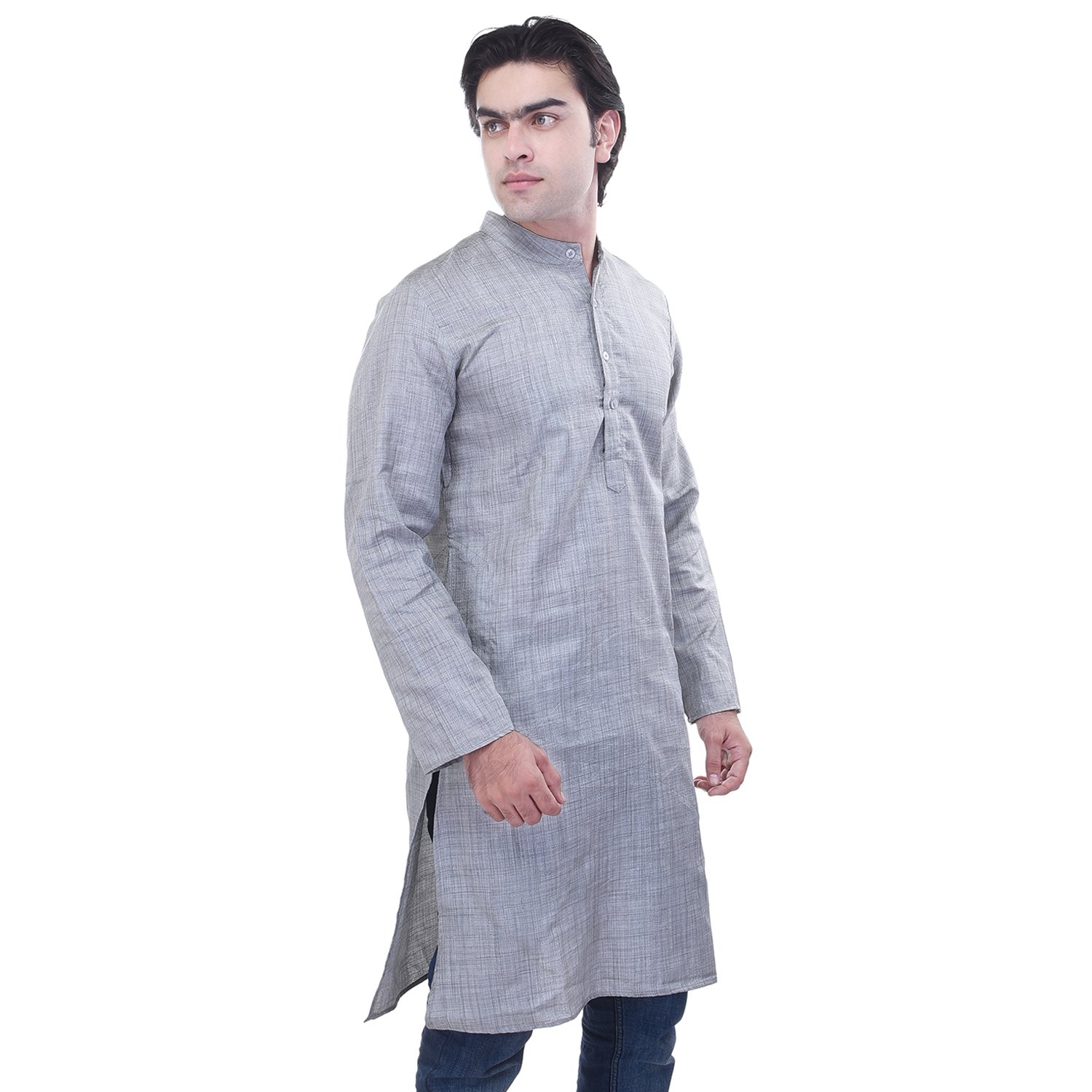 Men Art Silk Long Kurta