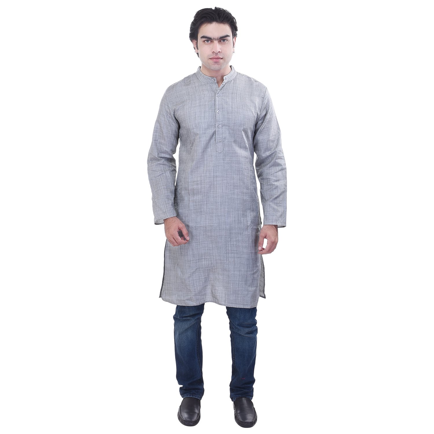 Men Art Silk Long Kurta