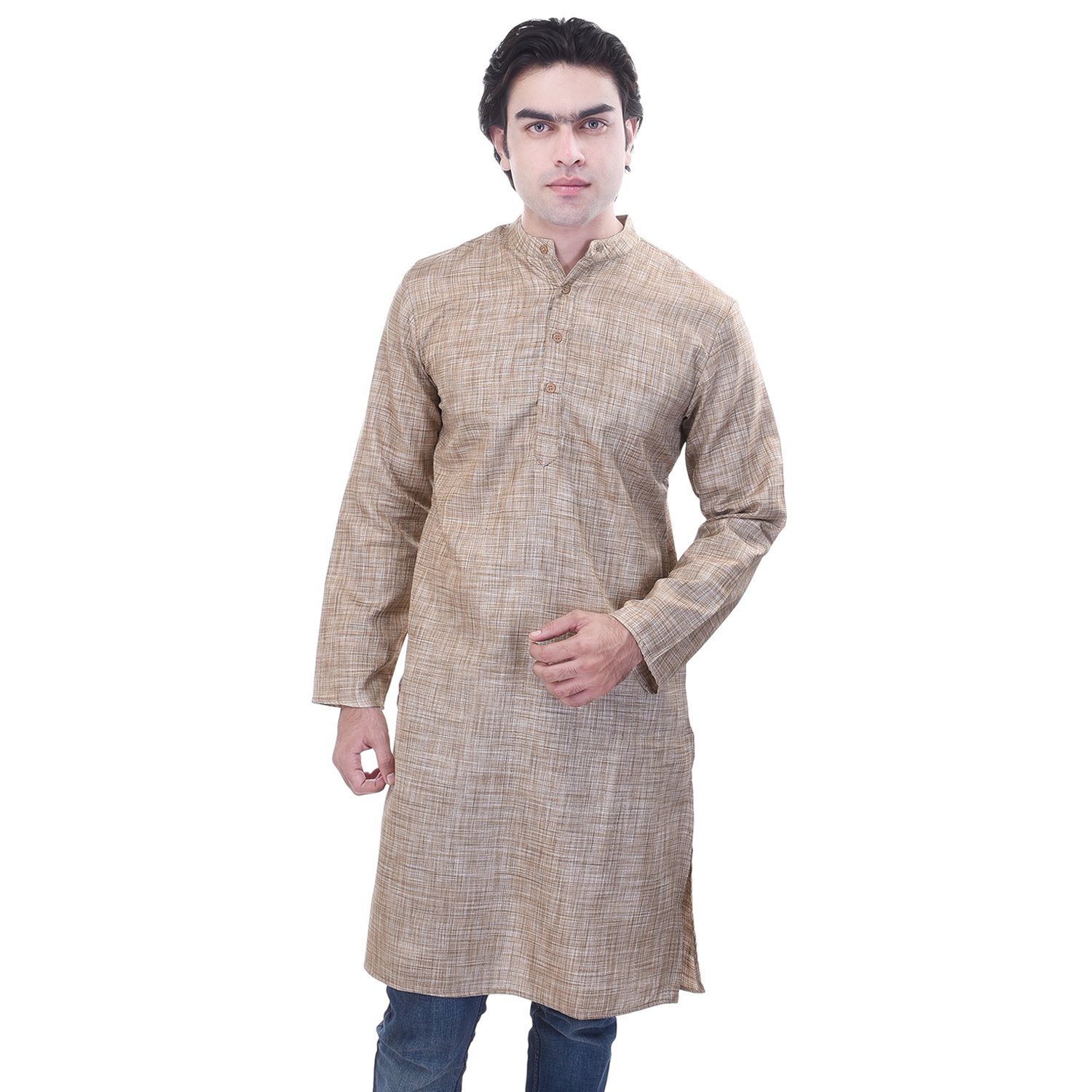 Men Art Silk Long Kurta