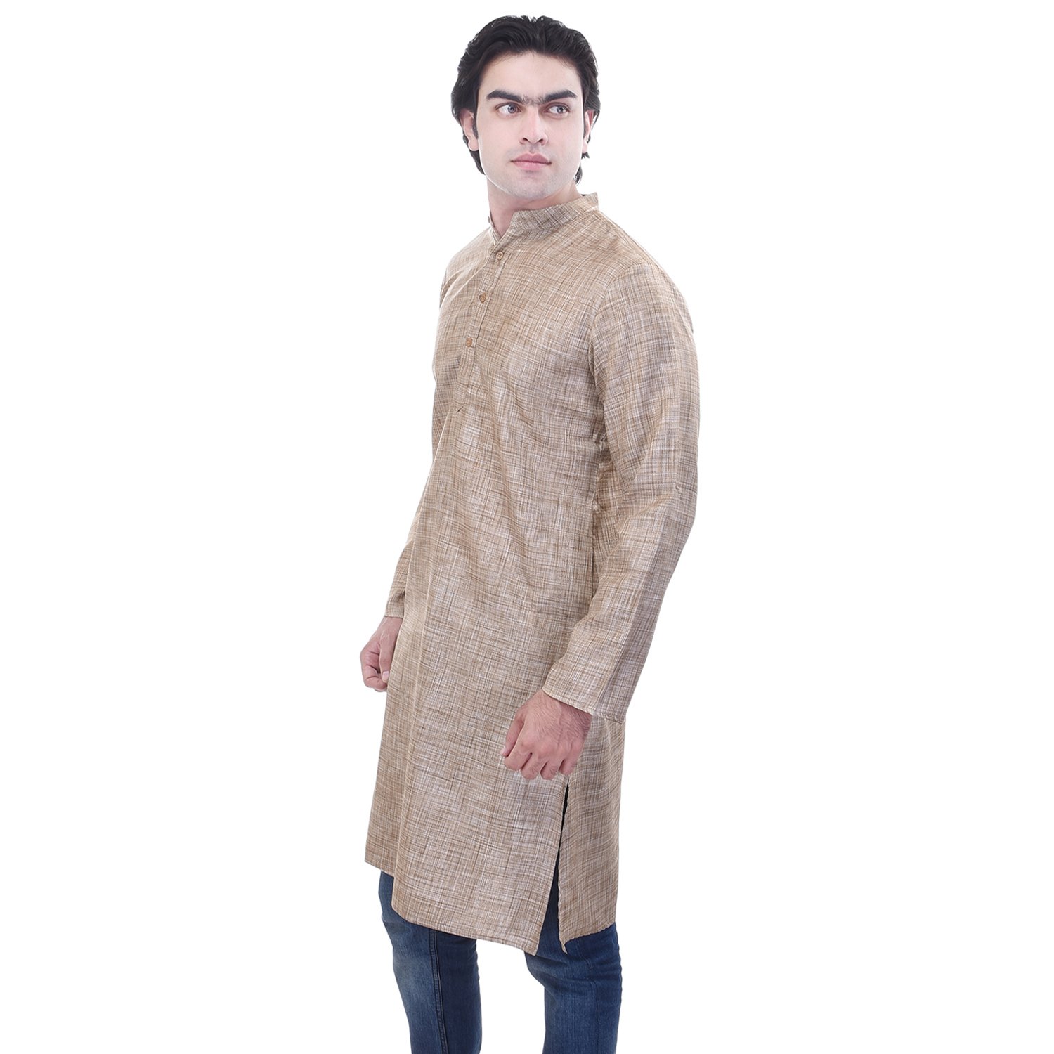 Men Art Silk Long Kurta