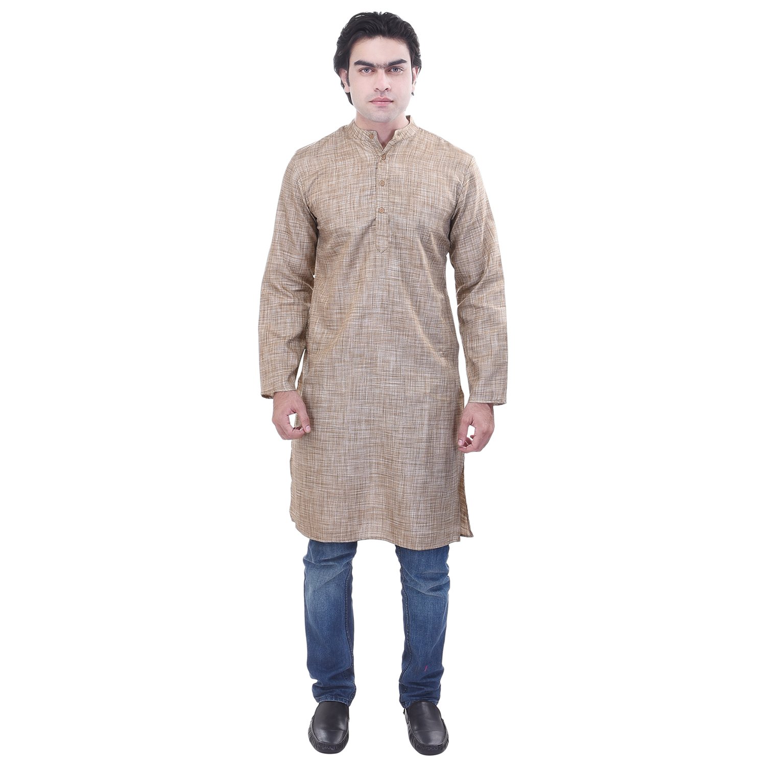 Men Art Silk Long Kurta