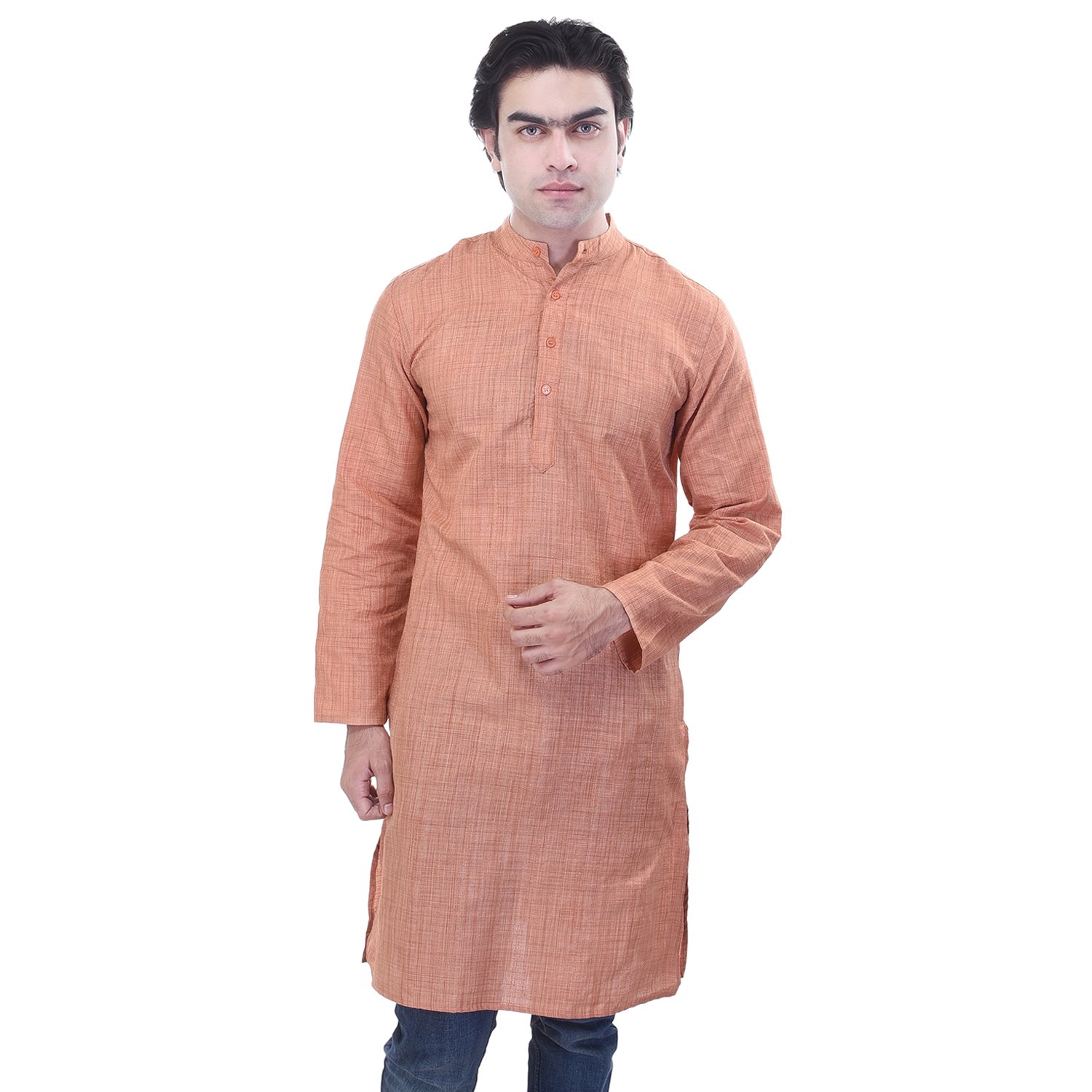 Men Art Silk Long Kurta