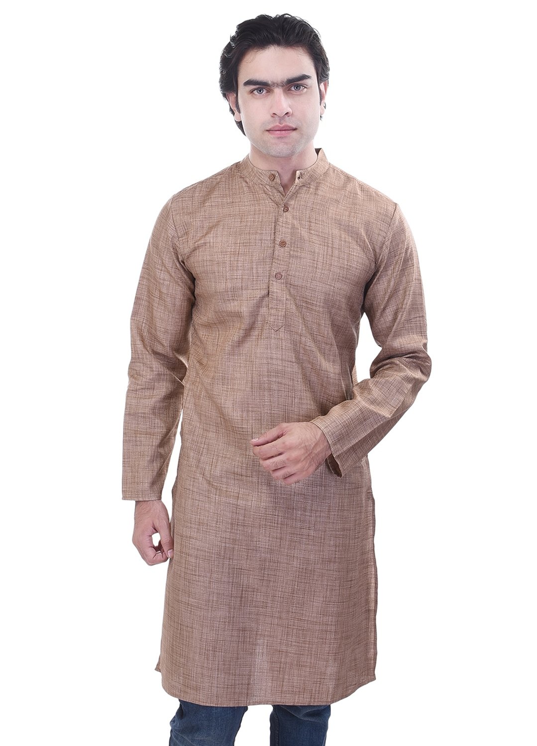 Men Art Silk Long Kurta
